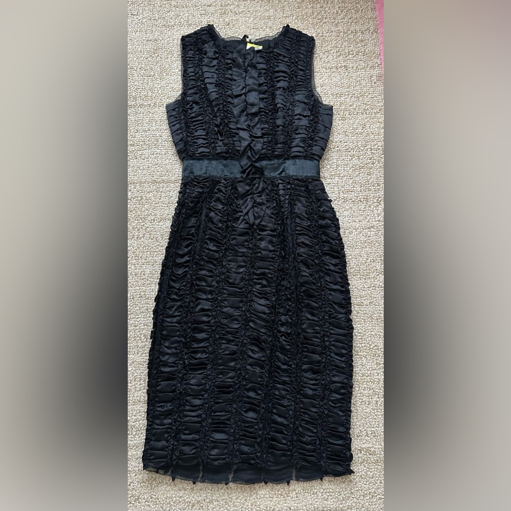 D&G Vintage Ruched Silk Dress